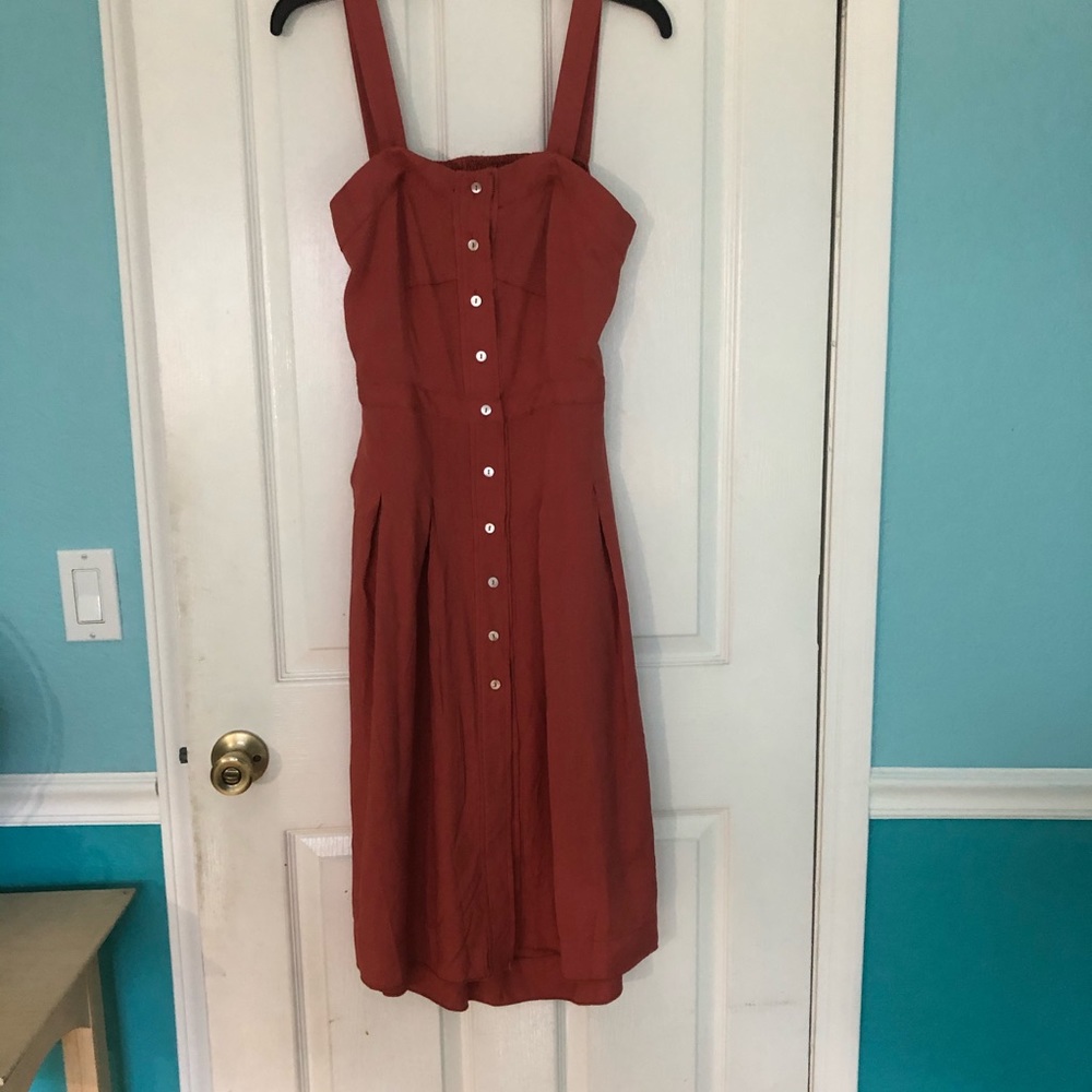 NWT CA Mode rust color dress in Size ML